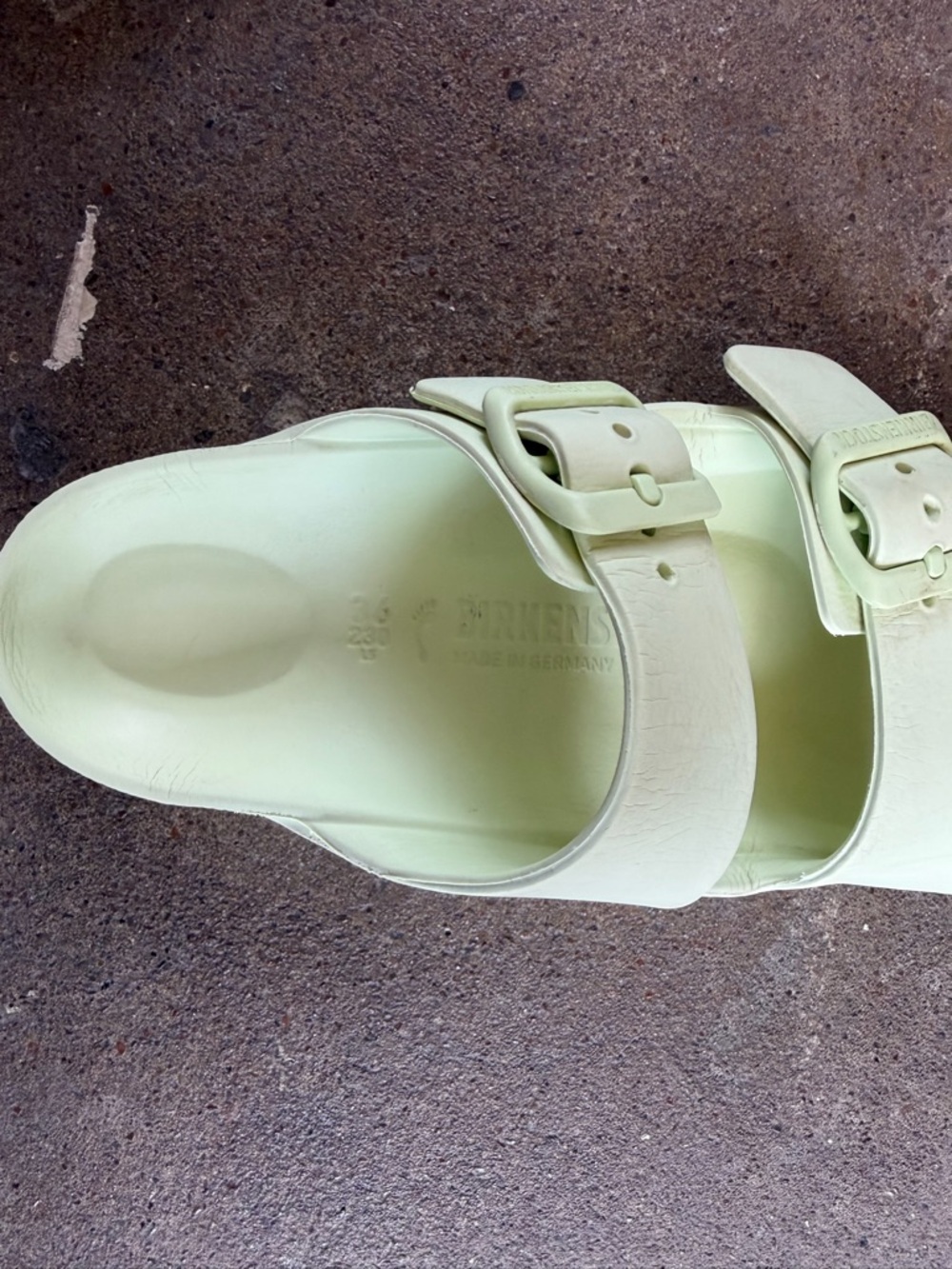 Birkenstock Arizona Eva Sandal in Faded Lime Size 36 European Green Summer - Picture 7 of 10